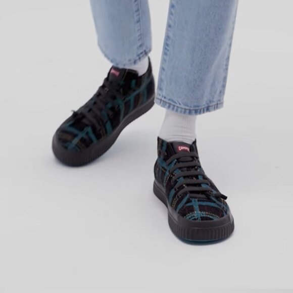 NEW CAMPER Peu Roda Sneaker Booties IN Teal Multi for women 1225 8t4 - Picture 4 of 15